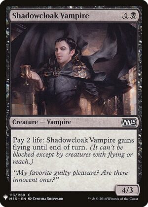 Shadowcloak Vampire<br /><span class="collector-number">Collector No. M15-113</span>