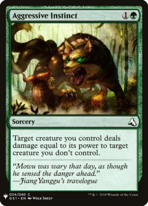 Aggressive Instinct<br /><span class="collector-number">Collector No. GS1-34</span>