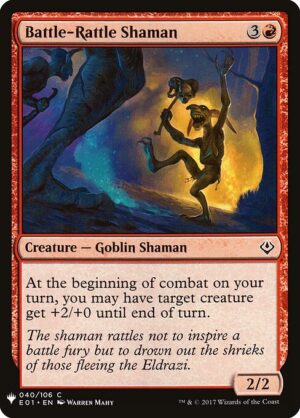 Battle-Rattle Shaman<br /><span class="collector-number">Collector No. E01-40</span>