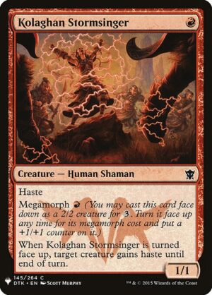 Kolaghan Stormsinger<br /><span class="collector-number">Collector No. DTK-145</span>